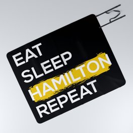 Eat Sleep Hamilton Repeat II Picnic Blanket