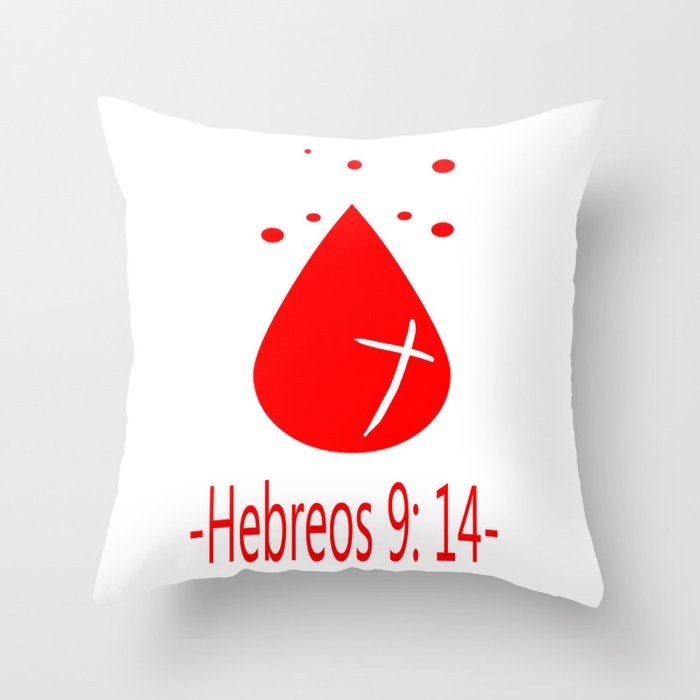 Hebreos 9:14 Throw Pillow