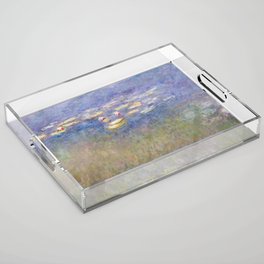 Water Lillies Acrylic Tray