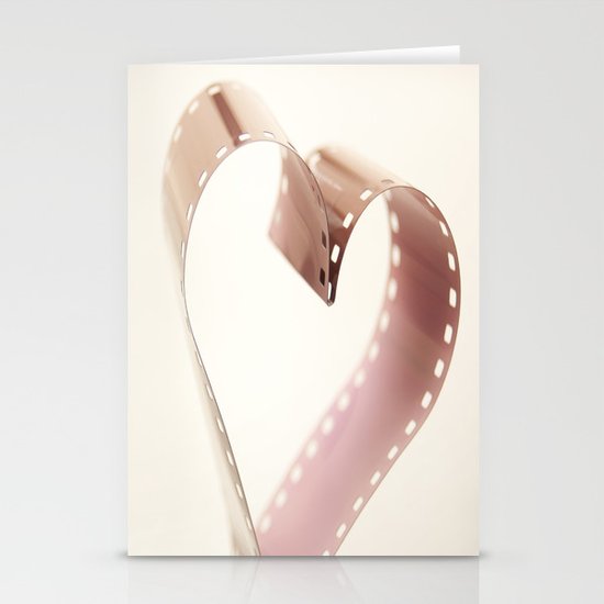 Photo Love , Film Heart Stationery Cards
