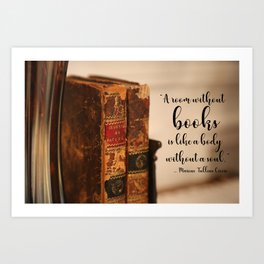 A room without books Art Print