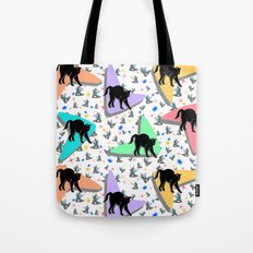 Retro Kitty Tote Bag