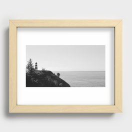 The Lighthouse Recessed Framed Print