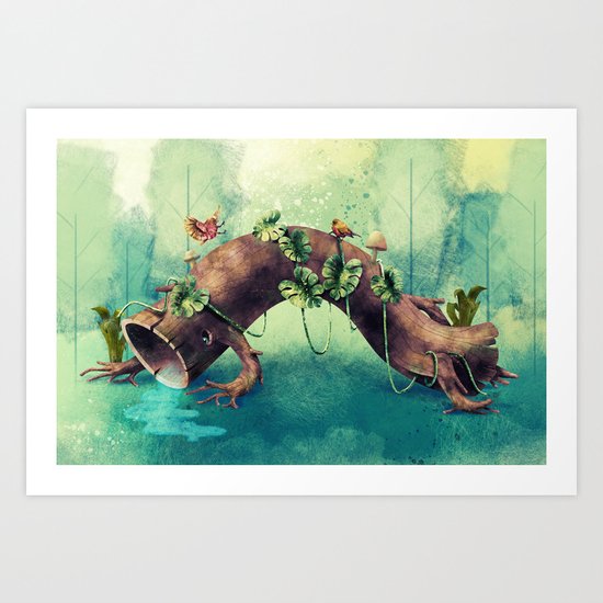 Forest Creature Art Print