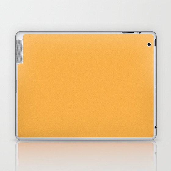 Pastel Orange Light Pixel Dust Laptop & iPad Skin
