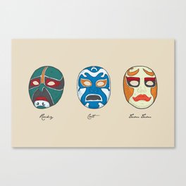 Three Ninjas Canvas Print