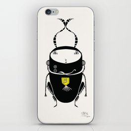 black cricket iPhone Skin