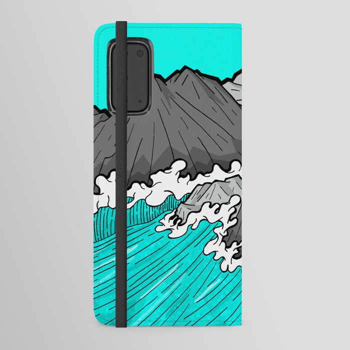 The Rocks And The Sea Android Wallet Case