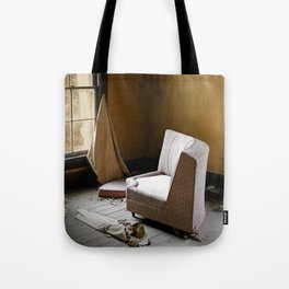 Princess Chair - Empty Room Abandoned House Tote Bag