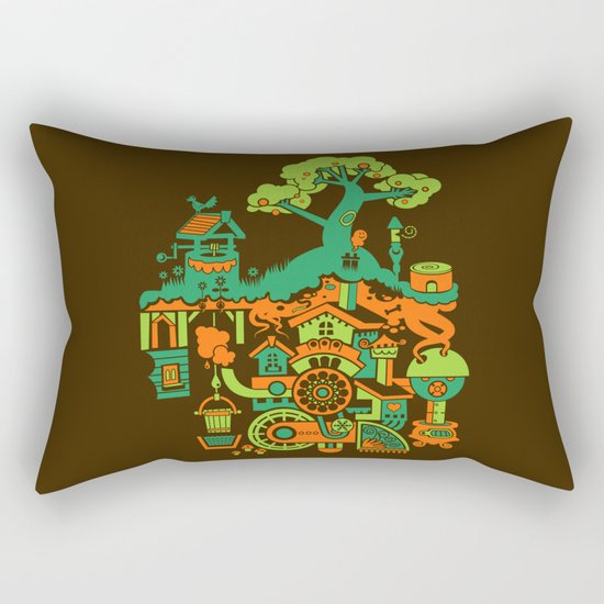SUBterrian (Make A Wish) Rectangular Pillow
