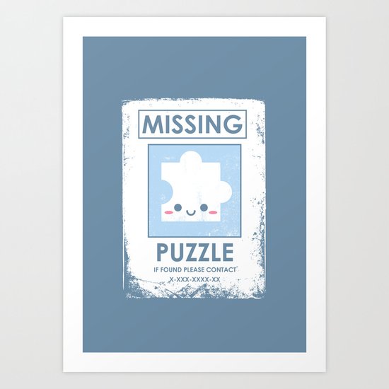 The Missing Puzzle Art Print