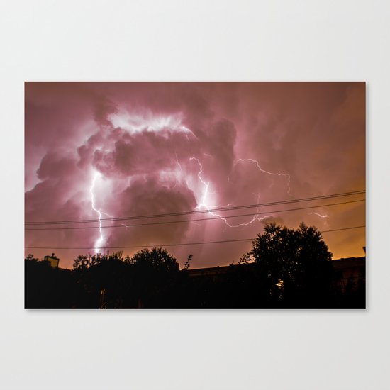 Electric Madness Canvas Print