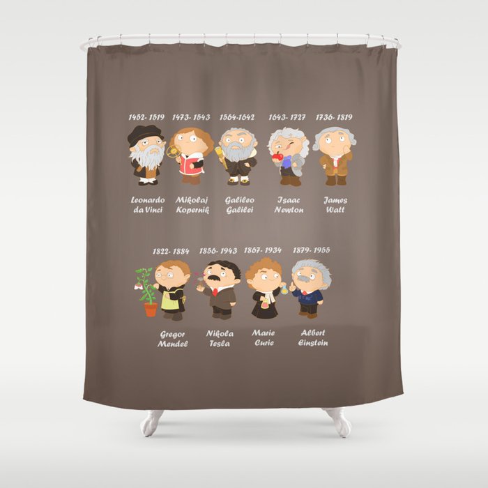 science Shower Curtain