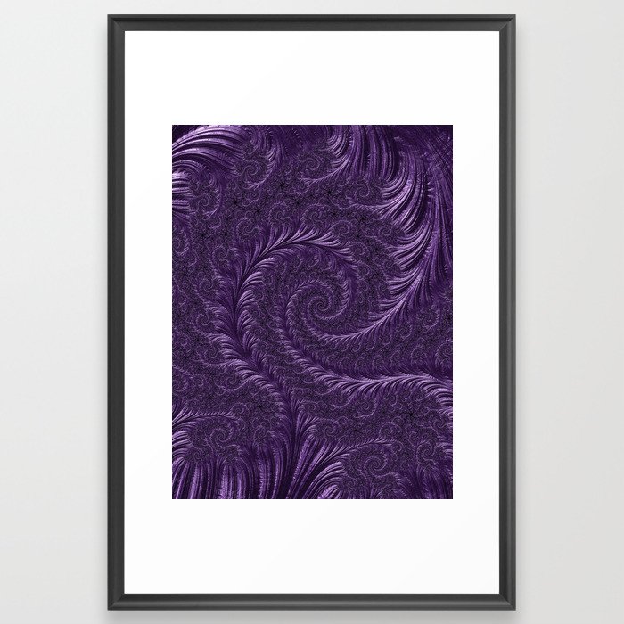 Deep Purple Framed Art Print
