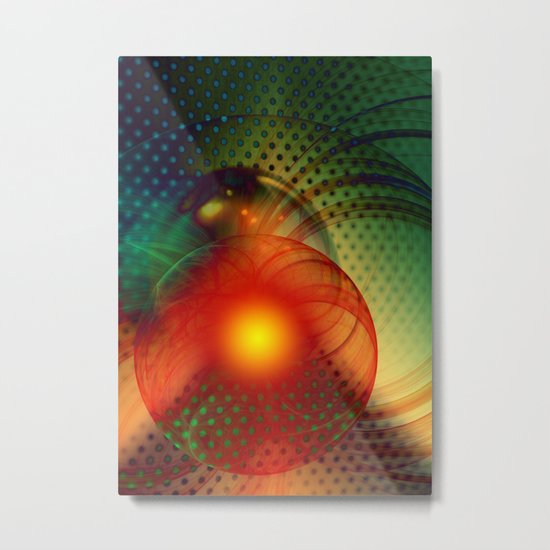 Vision Ball 3 Metal Print
