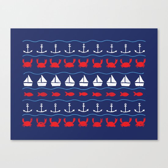 Summer Pattern Canvas Print