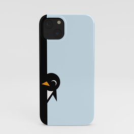 Peeking Penguin iPhone Case