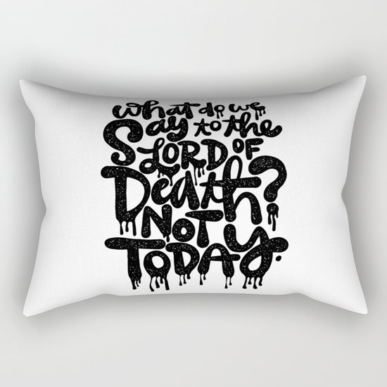 What do we say... Rectangular Pillow