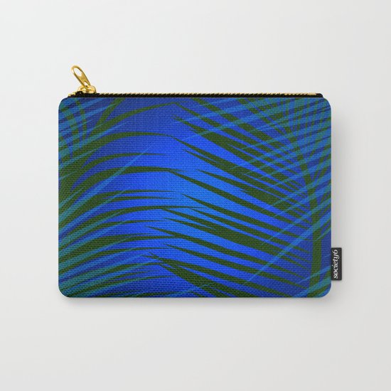 Tropical Palm in Dark Carry-All Pouch
