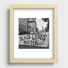Black Lives Matter NYC 2016 Recessed Framed Print