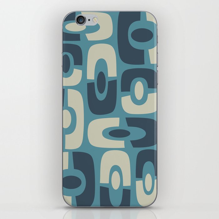 Colorful Mid-Century Modern Cosmic Abstract 390 iPhone Skin