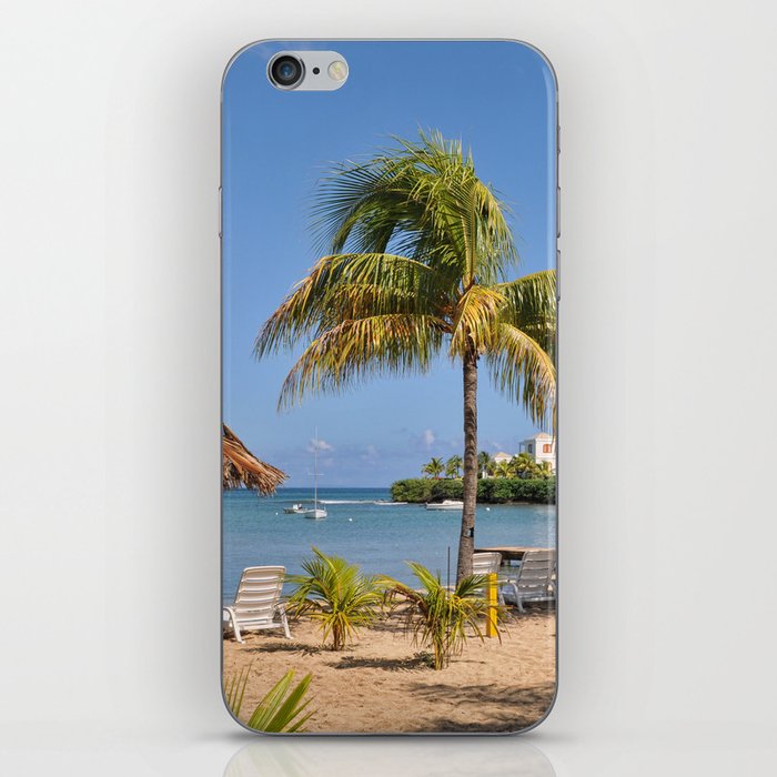 Beach Palm Trees Caribbean Islands iPhone Skin