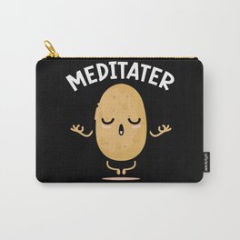Mediater Yoga Instructor Meditation Fitness Potato Lover Carry-All Pouch | Kawaiipotato, Potatooutfit, Potatoking, Frenchfries, Rootvegetable, Potatosquad, Potatoaddict, Veggies, Potatowhisperer, Potatochips 