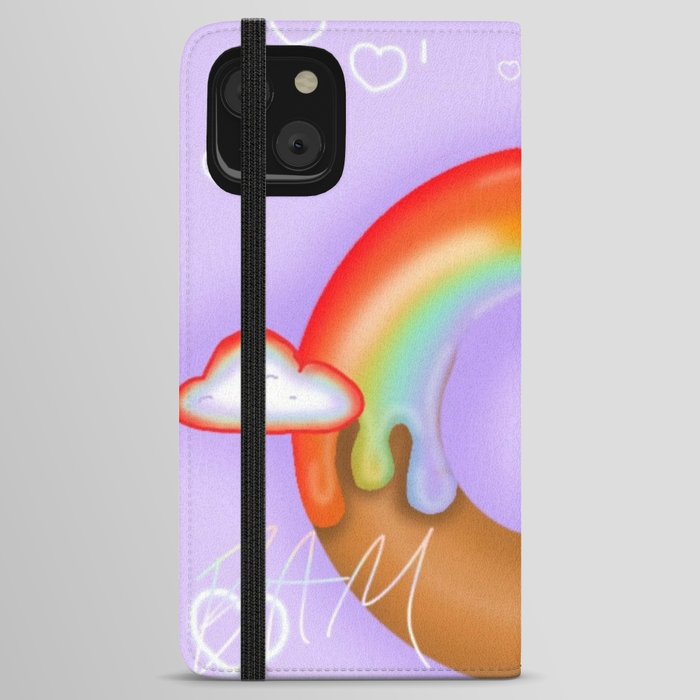 Rainbow Donut iPhone Wallet Case