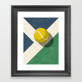 BALLS / Tennis (Hard Court) Framed Art Print