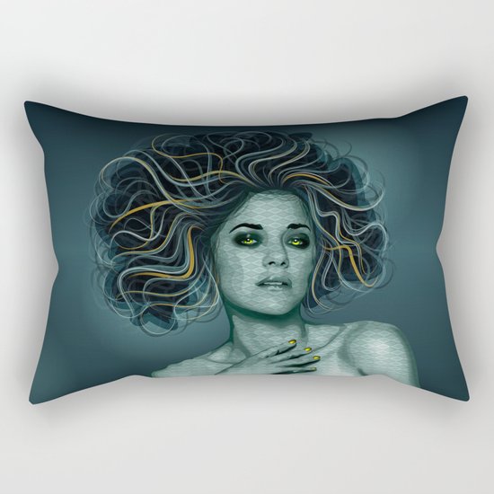 Gorgon Medusa Rectangular Pillow