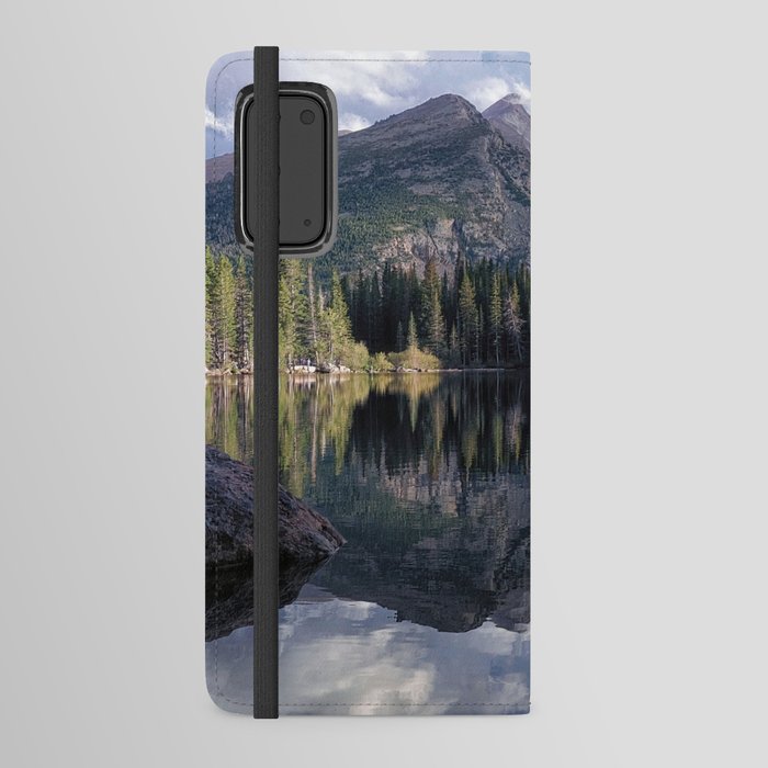 Longs Peak Reflection Android Wallet Case
