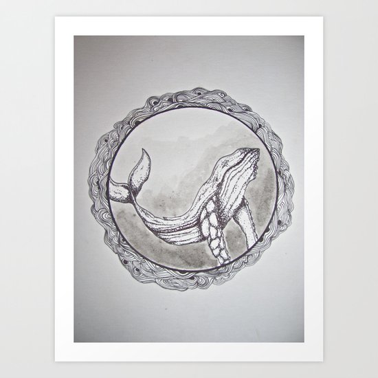 Swimming Art Print