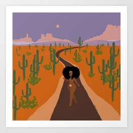 Cactus Flower Art Print