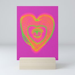 Heart Eye Mini Art Print