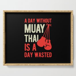 Funny Muay Thai Serving Tray