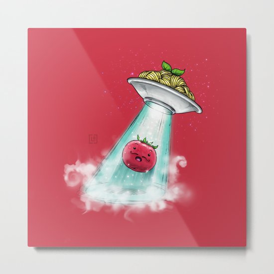 UFO. Italian Spaghetti Dreams Metal Print