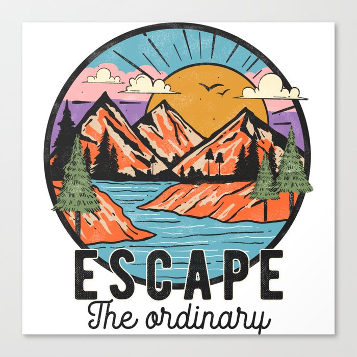 Escape The Ordinary Canvas Print