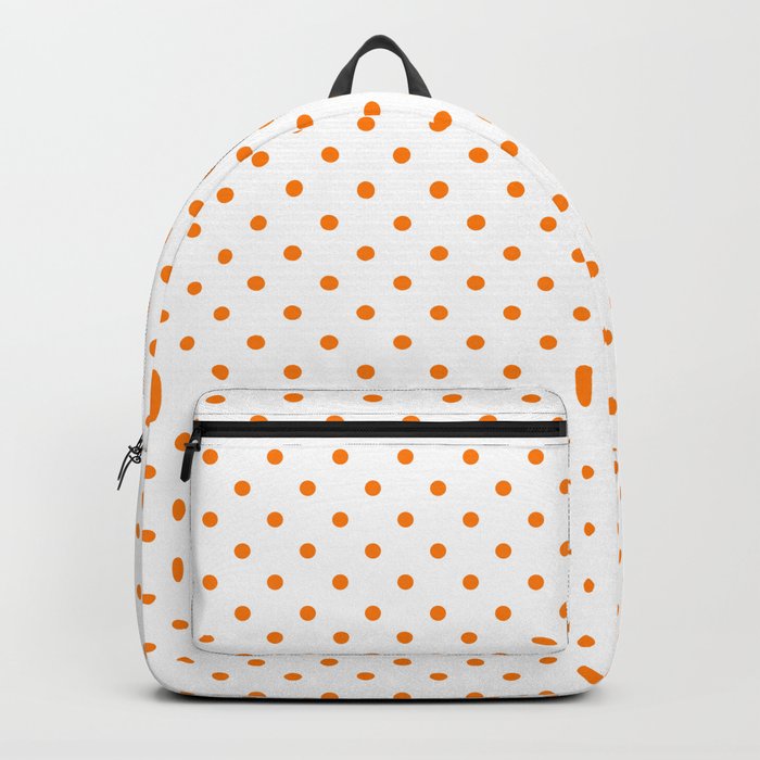 Dots (Orange/White) Backpack