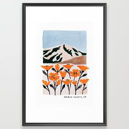 Marin County Print Framed Art Print