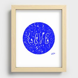Love is Blue !  Recessed Framed Print