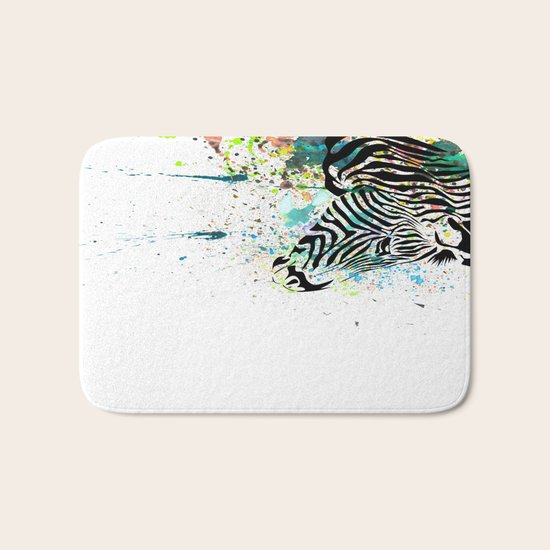 Zebra Bath Mat