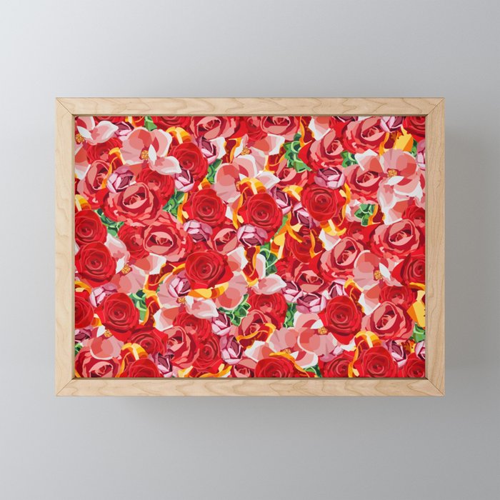 Rose Garden Framed Mini Art Print