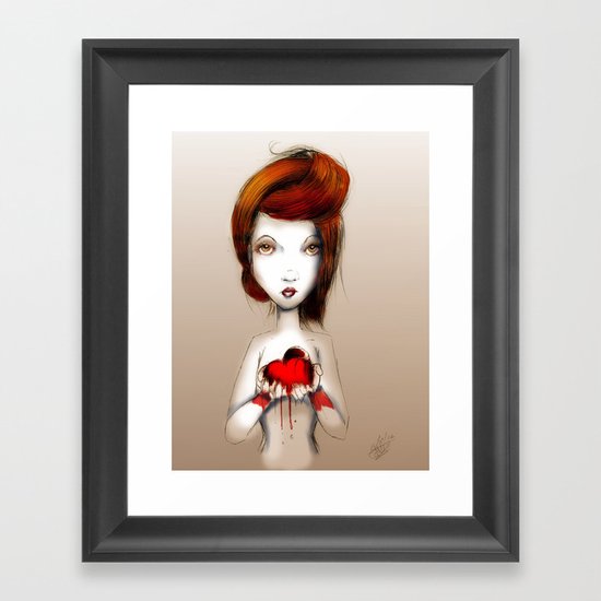 I'm Giving this to You Framed Art Print