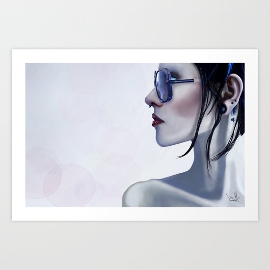 Eyewear Fashion Victim Art Print
