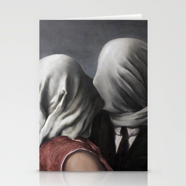 The Lovers II (Les Amants) 1928, Artwork Rene Magritte For Prints, Posters, Shirts, Bags Men Women K Stationery Cards