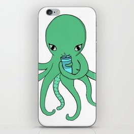Cool Little Octopus  iPhone Skin