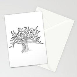 Tree Drawing: Oak of Righteousness Stationery Card