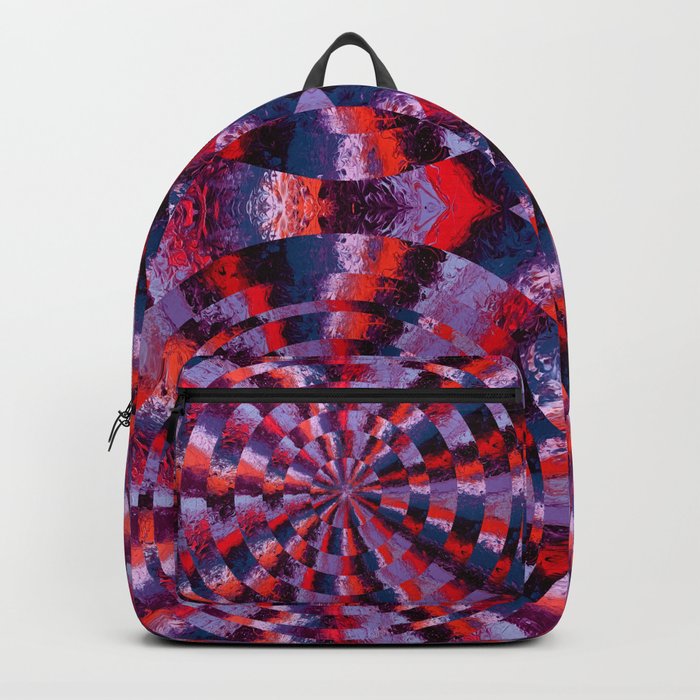 Hypnotic Red Backpack