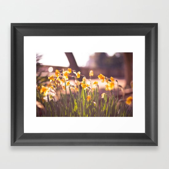 Sunday morning Framed Art Print