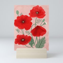 Summer Poppies Mini Art Print
